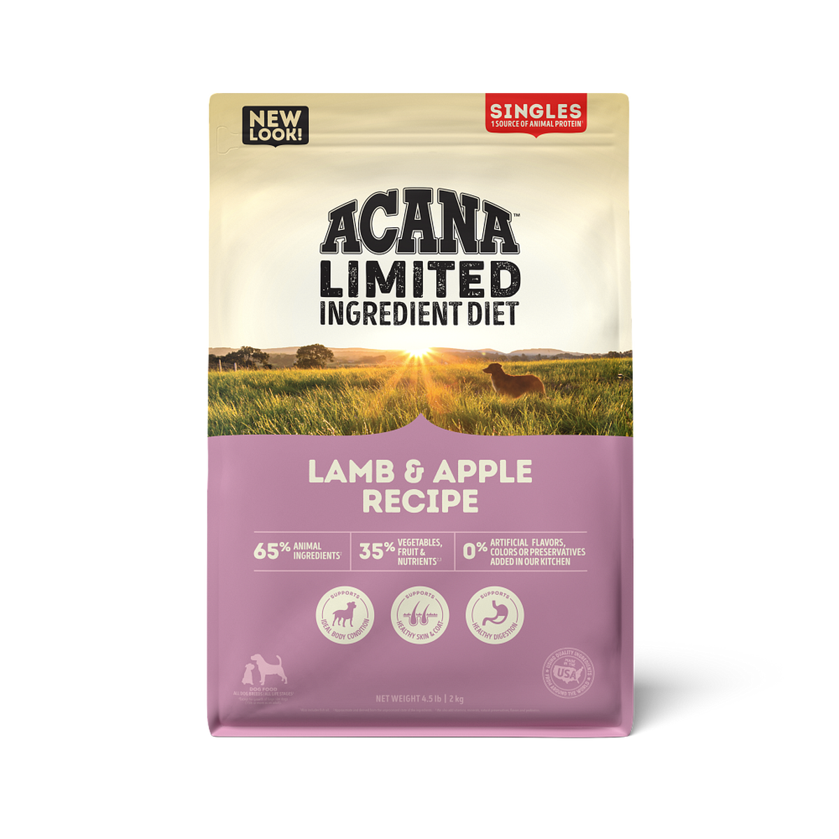 Acana singles lamb apple dry dog food outlet